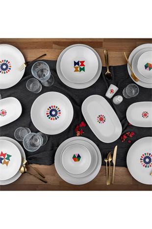 Aryıldız Klaus 30 Parça Porselen Yemek Takımı Ar037676 