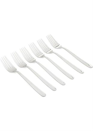 Aryıldız Kristal 6lı Yemek Çatalı Paslanmaz Çelik Ar515988 