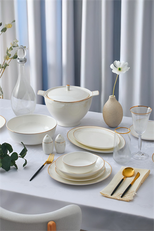 Aryıldız Luminous 60 Parça Porselen Yemek Takımı Ar259771 