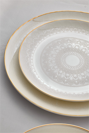 Aryıldız Luminous 60 Parça Porselen Yemek Takımı Ar259771 