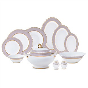 Aryıldız Majestic 60 Parça 12 Kişilik Porselen Yemek Takımı Ar261347 