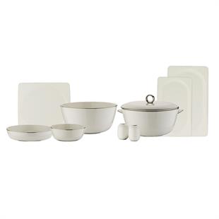 Aryıldız Maria Platin 12 Kişilik 60 Parça Porselen Yemek Takımı Ar251041 