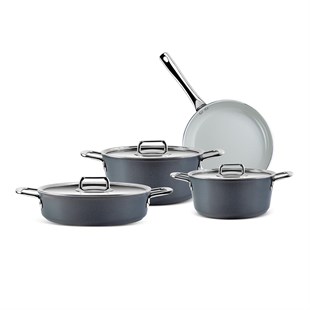 Aryıldız Neo-Ceramic 7 Parça Seramik Tencere Seti Antrasit Ar256190 