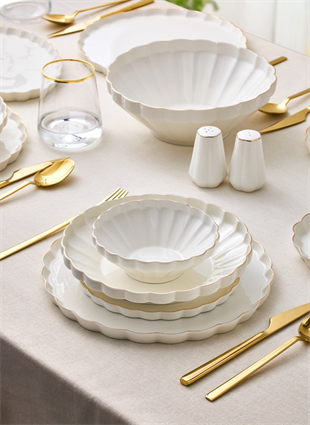 Aryıldız Rs Margaret Gold 54 Parça Porselen Yemek Takımı Ar263587 