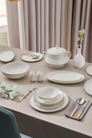 Aryıldız Serenity 60 Parça Porselen Yemek Takımı Ar259764 