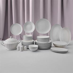 Aryıldız Sintra Gold 60 Parça Porselen Yemek Takımı Ar255469 