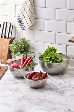 Aryıldız S/S Protools Kulplu Paslanmaz Çelik Süzgeç 22 Cm Ar264973 