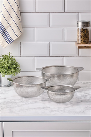 Aryıldız S/S Protools Kulplu Paslanmaz Çelik Süzgeç 22 Cm Ar264973 