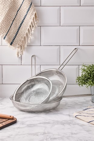 Aryıldız S/S Protools Kulplu Paslanmaz Çelik Süzgeç 24 Cm Ar265079 