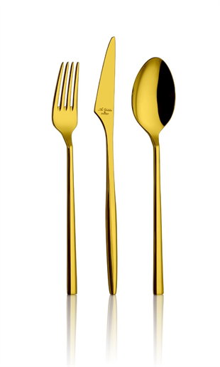 Aryıldız Trendy Prestige 84 Parça Pvd Gold Çatal Kaşık Bıçak Takımı Çantalı 