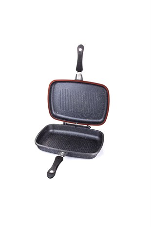 Aryıldız T/T Martis Double Granit Balık Izgara Tava 36 Cm 