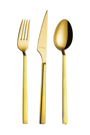Aryıldız Vogue Gold Pvd 24 Parça Çatal Kaşık Bıçak Takımı 
