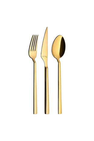 Aryıldız Vogue Gold Pvd 84 Parça Altın Çatal Kaşık Bıçak Takımı Ar19933 