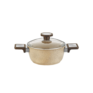 Aryıldız Vortex Cappuccino 7 Parça Granit Tencere Seti Ar260210 