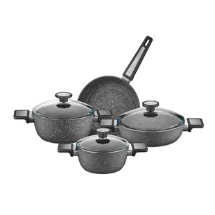 Aryıldız Vortex Granitium 7 Parça Granit Tencere Seti Ar260241 