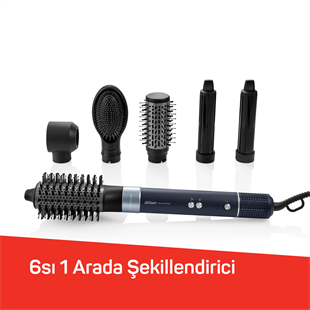 Arzum Revolution BLDC Ionic Hava Üflemeli Saç Şekillendirici 6 Farklı Başlıklı - AR5166 