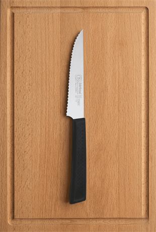 Biftek Et Steak Bıçağı Lazerli Tırtıklı Bıçak Nusretin Et Kesme Bıçağı Sürmene Sürbisa 61107 