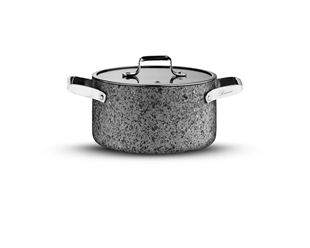 Brioni Stone-Age 24 Cm Çizilmez Yanmaz Yapışmaz İndüksiyon Derin Tencere Sh-132 