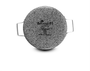 Brioni Stone-Age 32 Cm Çizilmez Yanmaz Yapışmaz Basık Tencere Sh-127 