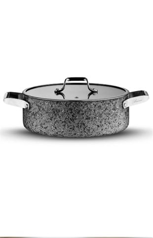 Brioni Stone-Age 32 Cm Çizilmez Yanmaz Yapışmaz Basık Tencere Sh-127 