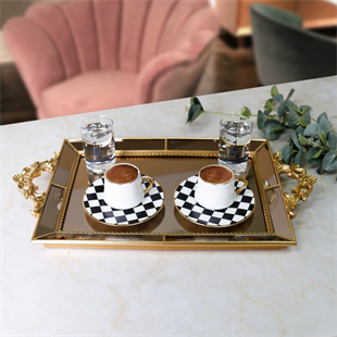 By Selim Julia Aynalı Tepsi Altın Stps 114alt11rs 