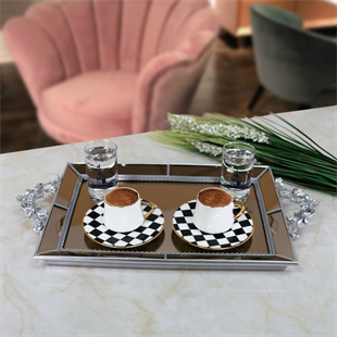 By Selim Julia Aynalı Tepsi Gümüş Stps 114gms11rs 