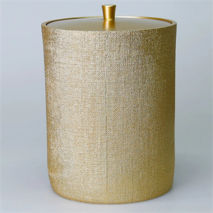 By Selim Linen Altın 5 Parça Polyester Banyo Seti 