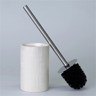 By Selim Linen İnci 5 Parça Polyester Banyo Seti 