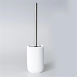 By Selim Lydia Beyaz 5 Parça Polyester Banyo Seti 