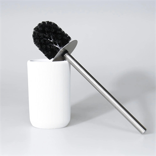 By Selim Lydia Beyaz 5 Parça Polyester Banyo Seti 