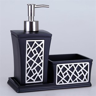 By Selim Mirage Sıvılı Süngerlik Siyah Gümüş Polyester 