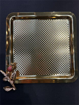 By Selim Nar Metal Ayaklı 4’lü Tepsili Sunum 