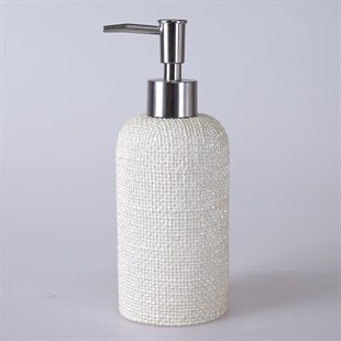 By Selim Natural İnci 5 Parça Polyester Banyo Seti 