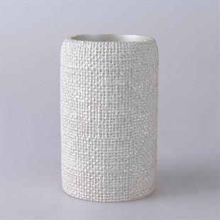 By Selim Natural İnci 5 Parça Polyester Banyo Seti 