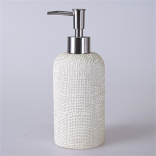 By Selim Natural İnci 5 Parça Polyester Banyo Seti 