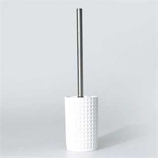 By Selim Neptune Beyaz 5 Parça Polyester Banyo Seti 