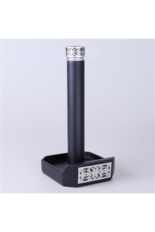 By Selim Sofia Siyah Gümüş Polyester Kağıt Havluluk SMTF 128SYG42RS 