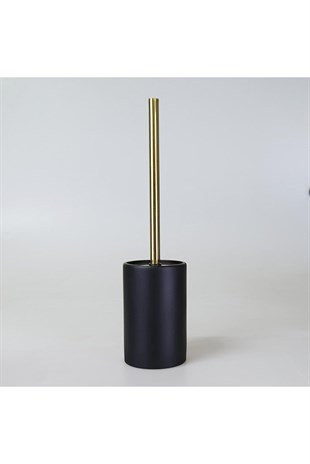 By Selim Victoria Siyah 5 Parça Polyester Banyo Seti 