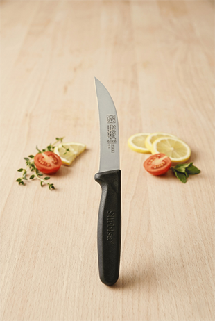 Dekor Sebze Mutfak Bıçağı Ucu Eğik Domates Soyma Sürmene Bıçağı 18 Cm Sürbisa 61006 