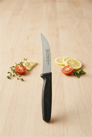 Dekor Sebze Mutfak Bıçağı Ucu Eğik Domates Soyma Sürmene Bıçağı 18 Cm Sürbisa 61006 