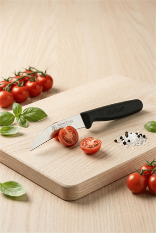 Dekor Sebze Mutfak Bıçağı Ucu Eğik Domates Soyma Sürmene Bıçağı 18 Cm Sürbisa 61006 