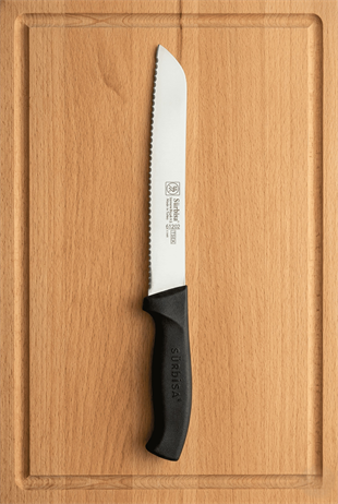 Ekmek Kesme Bıçağı Lazer Bilemeli Tırtıklı Vakfıkebir Ekmeği Dilimleme Bıçak 39 Cm Sürmene Sürbisa 61201 