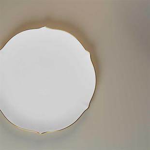 Evaliza Magnolia Gold 60 Parça 12 Kişilik Porselen Yemek Takımı 