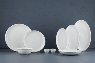 Evaliza Platin Elegant 30 Parça 6 Kişilik Porselen Yemek Takımı 