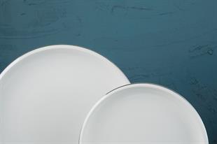 Evaliza Platin Elegant 30 Parça 6 Kişilik Porselen Yemek Takımı 