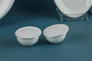 Evaliza Stripe Platin 30 Parça 6 Kişilik Porselen Yemek Takımı 