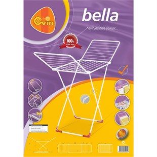 Evin Bella Beyaz Çamaşır Kurutmalık 