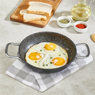 Falez Black Line Granit Sahan 24 Cm Siyah BLN 1021 