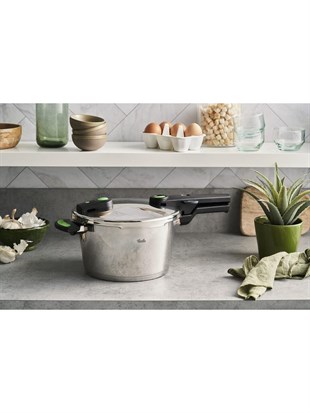 Fissler Vitaquick Green Point Düdüklü Tencere Set 6+3.5 Litre 