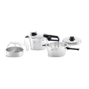 Fissler Vitavit Premium Mat Düdüklü Tencere 4,5+3,5 Litre 